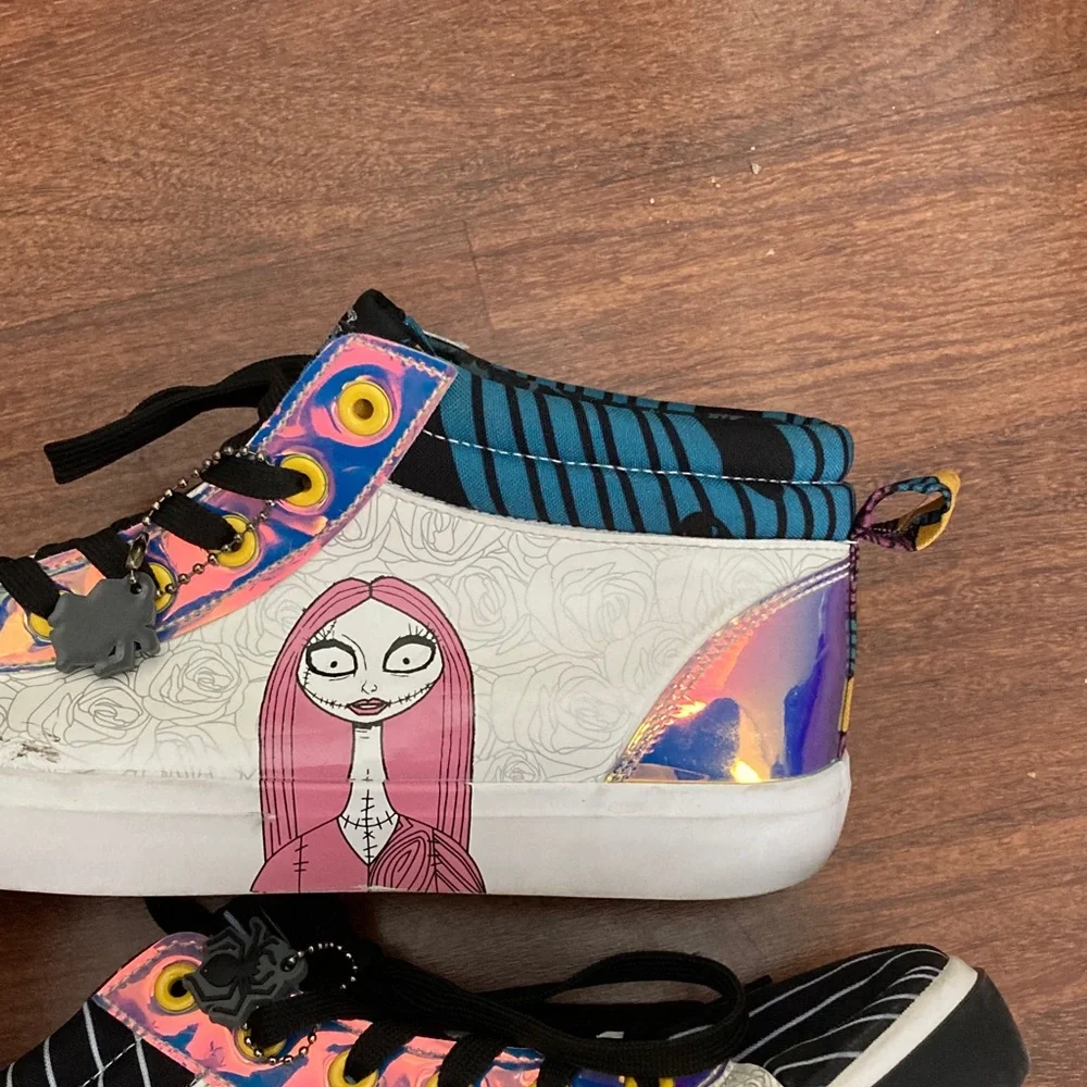 Ground Up Disney Nightmare Before Christmas Colorful Sneakers Sz 9